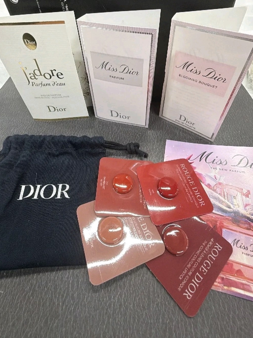 Dior Rouge Dior Lip Color+ Perfume Sampler Trio
